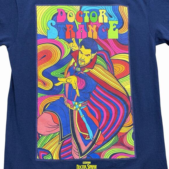 Marvel Doctor Strange Multiverse of Madness Psychedelic Graphic Tee Sz S - Picture 5 of 6